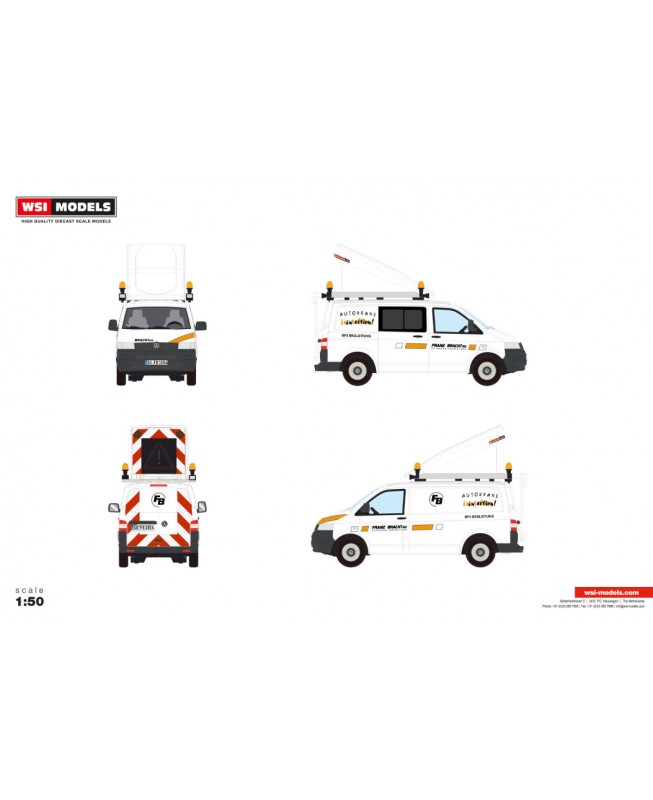 WSI01-4673 Volkswagen Transporter BF3 Franz Bracht KG / 1:50 WSImodels