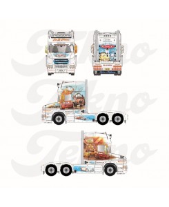 85015 - Scania 4 Torpedo Topline 6x4 J&D Pierce /1:50 TEKNO