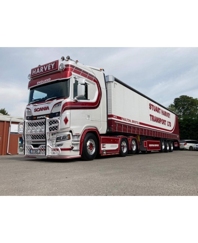 86273 - Scania NGS Highline 6x2 centinato 3assi Stuart Harvey Transport /1:50 TEKNO