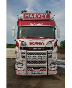 86273 - Scania NGS Highline 6x2 centinato 3assi Stuart Harvey Transport /1:50 TEKNO