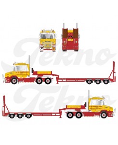 85268 - Scania serie4 Torpedo 6x2 3assi con rampe Overland /1:50 TEKNO