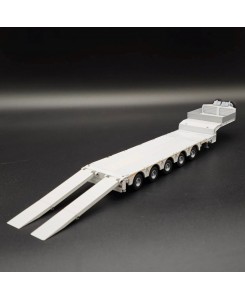 98027/5 Doll semitrailer 5axle + ramps - white / 1:50 Conrad