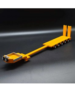 98027/3 Doll semitrailer 5axle + ramps - yellow / 1:50 Conrad