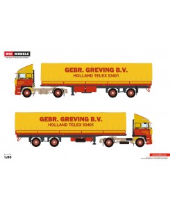 WSI01-4478 - DAF 3300 4x2 curtainside Gebr. Greving Transport /1:50 WSImodels