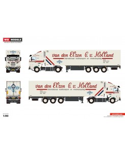 WSI01-4601 - Scania serie3 4x2 frigo Van den Elzen /1:50 WSImodels