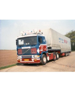 85452 - Volvo F12 6x2 curtainside Morten Nielsen /1:50 TEKNO