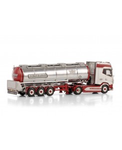 WSI01-4177 - DAF XG+ 4x2 tank-trailer De Groot Leerbroek /1:50 WSImodels