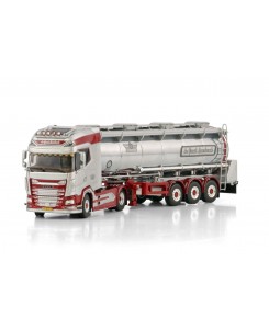 WSI01-4177 - DAF XG+ 4x2 tank-trailer De Groot Leerbroek /1:50 WSImodels