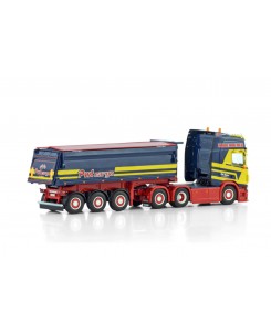 WSI01-4399 - Scania CR20H 6x2 tipper trailer PWT Cargo /1:50 WSImodels