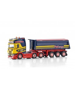 WSI01-4399 - Scania CR20H 6x2 tipper trailer PWT Cargo /1:50 WSImodels