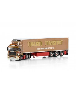 WSI01-4396 - Scania serie4 flat-roof 6x2 reefer Tonerud /1:50 WSImodels