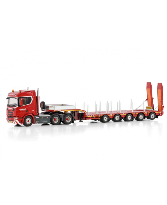 [598.30.01] Scania R Normal 6x4 Nooteboom MANOOVR 5-axle with ramps /1:50 WSImodels