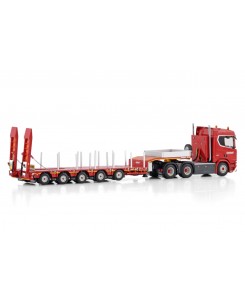 [598.30.01] Scania R Normal 6x4 Nooteboom MANOOVR 5-axle with ramps /1:50 WSImodels