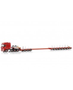 [598.30.03] MB Actros MP5 SLT Giga Space 8x4 Nooteboom MANOOVR 7+3axle Multidolly /1:50 WSImodels