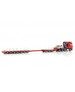 [598.30.03] MB Actros MP5 SLT Giga Space 8x4 Nooteboom MANOOVR 7+3axle Multidolly /1:50 WSImodels