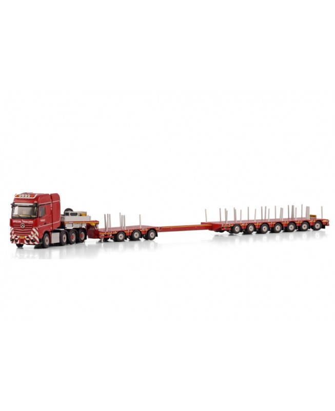 [598.30.03] MB Actros MP5 SLT Giga Space 8x4 Nooteboom MANOOVR 7+3axle Multidolly /1:50 WSImodels