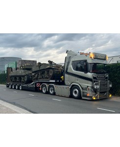 WSI01-4479 - Scania CR20N 6x2 lowloader 4axle w/ramps Dijkstra /1:50 WSImodels