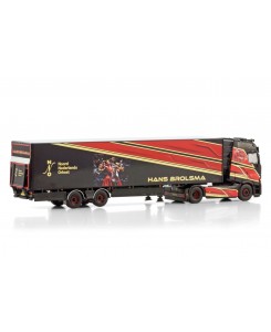 WSI01-4280 - Renault T High Evo 4x2 box trailer 2axle Hans Brolsma /1:50 WSImodels