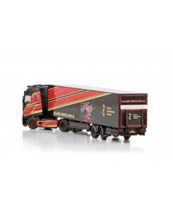 WSI01-4280 - Renault T High Evo 4x2 box trailer 2axle Hans Brolsma /1:50 WSImodels