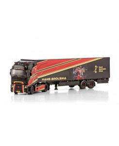 WSI01-4280 - Renault T High Evo 4x2 box trailer 2axle Hans Brolsma /1:50 WSImodels