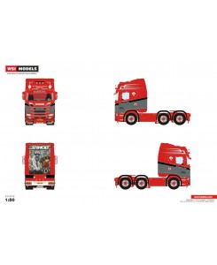 WSI01-4682 - Scania CR20H 6x2 N.C. Christensen & Sonner /1:50 WSImodels