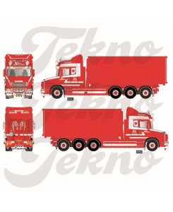 86677 - Scania Torpedo Highline hooklift Sejer & Sonnichsen /1:50 Tekno