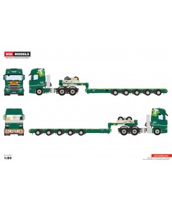 WSI01-3470 - Scania CR20H 6x4 Manoovr-5axle Thevenon Transports Spéciaux /1:50 WSImodels