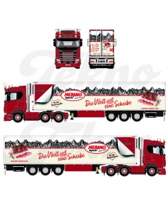 87877 - Scania NGS Highline 6x2 frigo Heinrichs - Merano Speck /1:50 Tekno