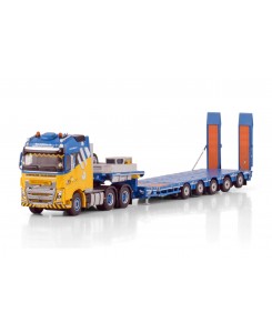 WSI01-3470 - Volvo FH4 Globetrotter 6x4 Manoovr-5axle con rampe BKV /1:50 WSImodels