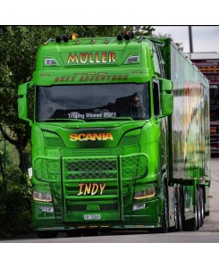 86881 - Scania NextGen 660S 4x2 reefer Muller - Indiana Jones /1:50 Tekno