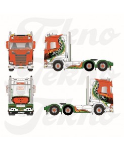 87443 - Scania Next Gen 660S 6x2 Highline Leif Nielsen /1:50 Tekno