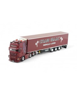 85254 - Scania R-serie Topline 6x2 frigo Craig Isaac /1:50 Tekno