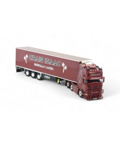 85254 - Scania R-serie Topline 6x2 frigo Craig Isaac /1:50 Tekno