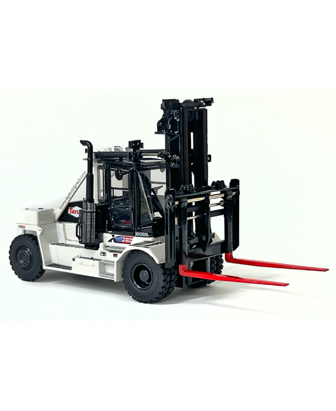 WBR033-311 - Taylor XH-360L Forklift - WHITE /1:50 WeissBrothers