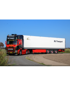 85486 - Scania serie4 Topline 164-480 6x2 frigo J&J Transport /1:50 Tekno