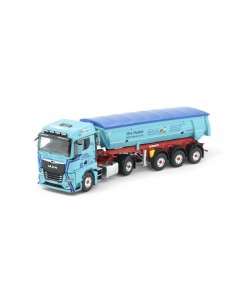 86007 - MAN TGX 4x2 tipper trailer Urs Huber /1:50 TEKNO