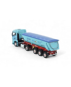 86007 - MAN TGX 4x2 tipper trailer Urs Huber /1:50 TEKNO