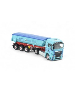 86007 - MAN TGX 4x2 tipper trailer Urs Huber /1:50 TEKNO