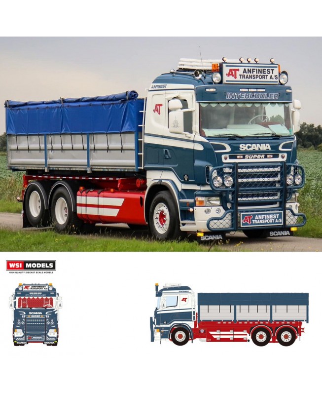 WSI01-4748 - Scania R5 flat rigid hooklift 15m3 Anfinest /1:50 WSImodels