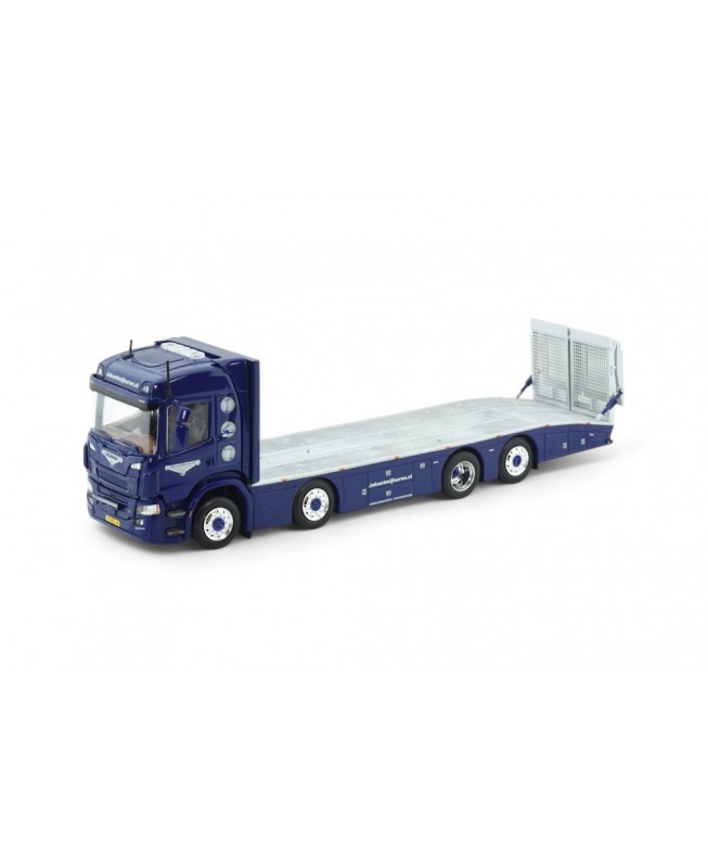 85485 - Scania NG P-serie pianale rigido con rampe (resina) Cluistra  /1:50 TEKNO