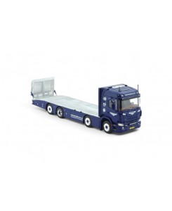 85485 - Scania NG P-serie pianale rigido con rampe (resina) Cluistra  /1:50 TEKNO