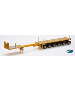 YC768-2/1007 - Nooteboom Eurotrailer 6axle extendible ballast RAL 1007 - Type2 /1:50 YCCmodels