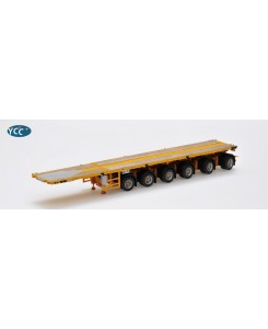 YC768-2/1007 - Nooteboom Eurotrailer 6axle extendible ballast RAL 1007 - Type2 /1:50 YCCmodels