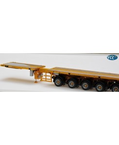 YC768-2/1007 - Nooteboom Eurotrailer 6axle extendible ballast RAL 1007 - Type2 /1:50 YCCmodels