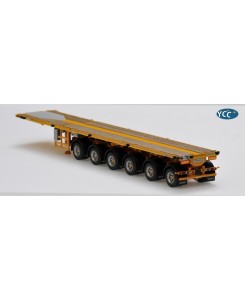 YC768-2/1007 - Nooteboom Eurotrailer 6axle extendible ballast RAL 1007 - Type2 /1:50 YCCmodels