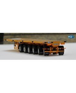 YC768-2/1007 - Nooteboom Eurotrailer 6axle extendible ballast RAL 1007 - Type2 /1:50 YCCmodels