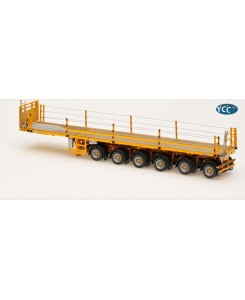 YC768-2/1007 - Nooteboom Eurotrailer 6axle extendible ballast RAL 1007 - Type2 /1:50 YCCmodels