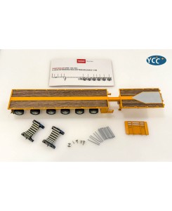 YC768-3/1007 - Nooteboom Eurotrailer 6axle extendible ballast RAL 1007 - Type3 standard /1:50 YCCmodels