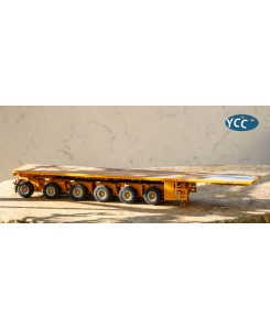 YC768-3/1007 - Nooteboom Eurotrailer 6axle extendible ballast RAL 1007 - Type3 standard /1:50 YCCmodels