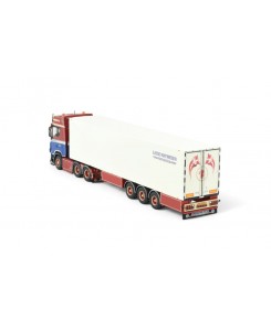 86031 - Scania NGS Highline 6x2 box-trailer Lasse Mathiesen /1:50 TEKNO